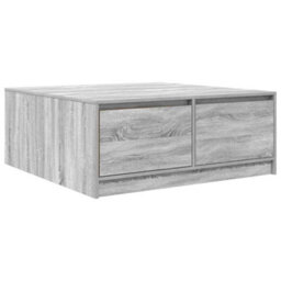 Berkfield Coffee Table With Drawers Grey Sonoma 100X100X40 Cm - thumbnail 8
