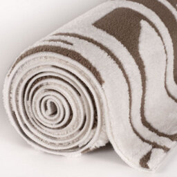 The Rugs Loft Taupe And Ivory Abstract Geometric Living Room Area Rug And Runners Soft Pile - thumbnail 8