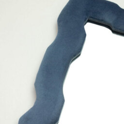 Royal Blue Soft Squiggly Wall And Table Mirror With Chunky Frame - thumbnail 3