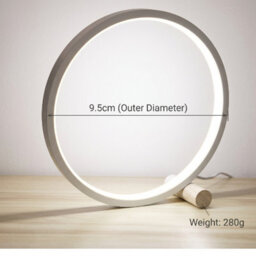 Led Bedside Table Lamp Dimmable Nightstand Desk Lamp Home Decor - thumbnail 2
