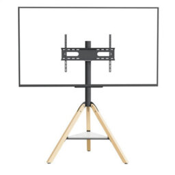 Adjustable Swivel Tripod Corner Tv Stand - thumbnail 1