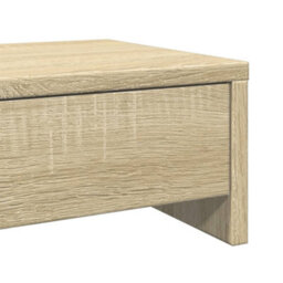 Walplus Monitor Stand With Drawers Sonoma Oak 100X27X15 Cm Engineered Wood - thumbnail 8