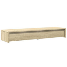 Walplus Monitor Stand With Drawers Sonoma Oak 100X27X15 Cm Engineered Wood - thumbnail 7