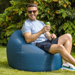 icon Adult Classic Beanbag Outdoor Waterproof Bean Bags Ready Filled - Teal Green - thumbnail 2