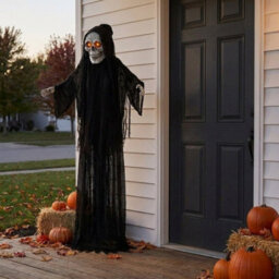 Garden Greatness 6Ft Reggie Reaper Animated Halloween Decor - thumbnail 2