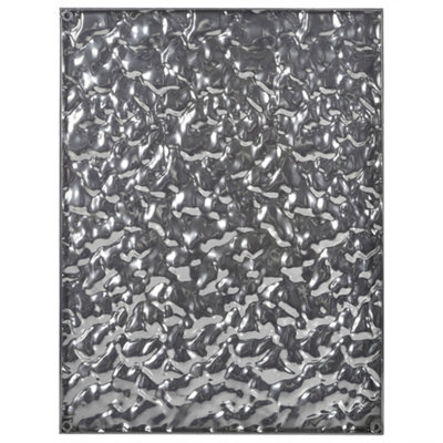 Wyld And Coco Luxehome Gold Iron Wall Decor Hanging Accent, Vertical Rectangle W60 X H79Cm, Pvc Foil Sheen - image 1