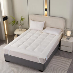 Homescapes Premium Wool Mattress Topper Deep Fitting Comfort, Double - thumbnail 7
