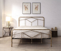 Flintshire Furniture Axton King Size 5Ft Antique Bronze Metal Bed Frame - thumbnail 2