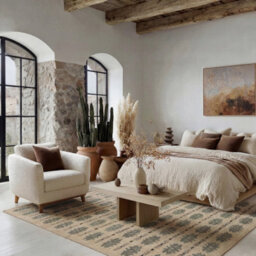 Loomed Kukoon Handwoven Jute Smart Cream Machine Washable Soft Area Rug With Bordered - 240 X 60Cm - thumbnail 2