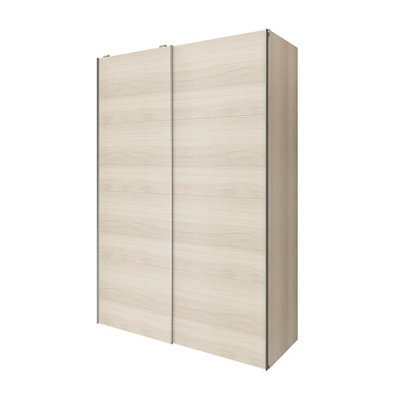 GoodHome Atomia Freestanding Oak Effect Particle Board Wardrobe (H)2250mm (W)1500mm (D)655mm - image 1