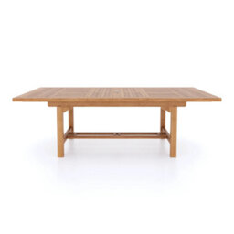 Eterna Oslo Teak Garden Outdoor Dining Table & 8 Seat Chair Set - With Cream Cushions - thumbnail 6