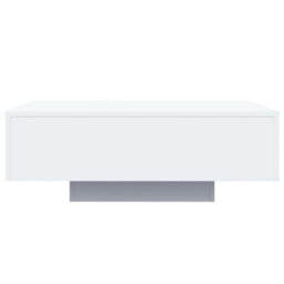 Vidaxl Coffee Table With Led Lights White 85X55X31 Cm - thumbnail 7