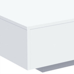 Vidaxl Coffee Table With Led Lights White 85X55X31 Cm - thumbnail 9
