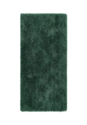 Green Shaggy Rug, 50mm Thickness Anti-Shed Easy To Clean Rug, Modern Shaggy Rug For Bedroom & Dining Room-67 X 200Cm (Runner) - thumbnail 2