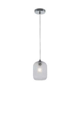 Luminosa Lighting Luminosa Ashford Glass Dome Pendant, Clear,