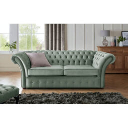 Chesterfield Beaumont 3 Seater Sofa Malta Seaspray 11 - thumbnail 1