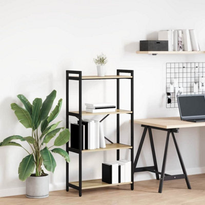Berkfield Bookcase Sonoma Oak 60 X 30 X 118 Cm Engineered Wood - image 1