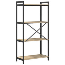 Berkfield Bookcase Sonoma Oak 60 X 30 X 118 Cm Engineered Wood - thumbnail 7