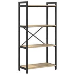Berkfield Bookcase Sonoma Oak 60 X 30 X 118 Cm Engineered Wood - thumbnail 2