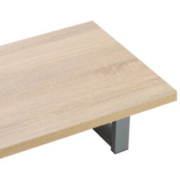Berkfield Bathroom Wall Shelf For Basin Oak 60X40X16.3 Cm - thumbnail 5