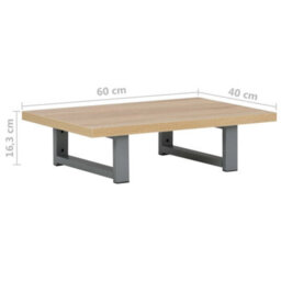 Berkfield Bathroom Wall Shelf For Basin Oak 60X40X16.3 Cm - thumbnail 9