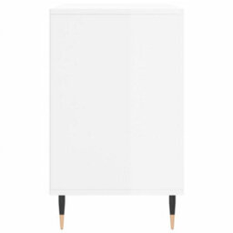 Berkfield Shoe Cabinet High Gloss White 102X36X60 Cm Engineered Wood - thumbnail 5