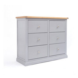 Cabinet Bits Rocca 6 Drawer Chest Of Drawers Chrome Knob - thumbnail 2