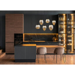 Luminosa Lighting Luminosa Firefly Cluster Pendant Ceiling Light Matt Black Smoke Glass Shade 6X Led 3000K - thumbnail 5