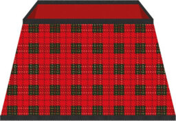 Netagon St Helens Home And Garden Red Tartan Christmas Festive Tree Skirt - thumbnail 4