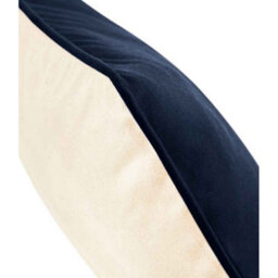 Westford Mill Fairtrade Piped Cushion Cover Natural/french Navy (One Size) - thumbnail 2