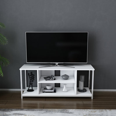 Decorotika Rinaldo Tv Stand Tv Unit For Tv's Up To 63 Inch  White - image 1