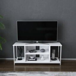 Decorotika Rinaldo Tv Stand Tv Unit For Tv's Up To 63 Inch  White - thumbnail 1