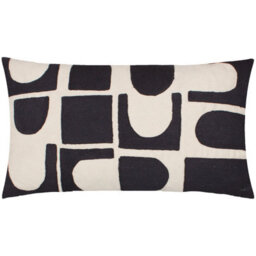 HÖEM Hoem Hallam Embroidered Cotton Cushion Cover - thumbnail 1