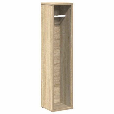Berkfield Durable Bathroom Cabinet With Roll Holder Sonoma Oak 20.5X20X90 Cm - image 1