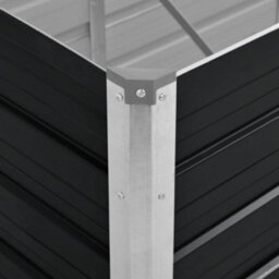 Berkfield Garden Raised Bed Anthracite 160X40X77 Cm Galvanised Steel - thumbnail 6