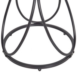 Wyld And Coco 160 Cm Freestanding Black Metal Coat Stand - Industrial Modern Jacket Rack - thumbnail 6