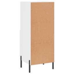 Berkfield Sideboard High Gloss White 34.5X34X90 Cm Engineered Wood - thumbnail 8