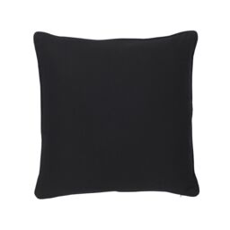 Black & White Patterned Chenille & Jacquard Effect Indoor Cushion (L)50Cm (W)50Cm - thumbnail 2