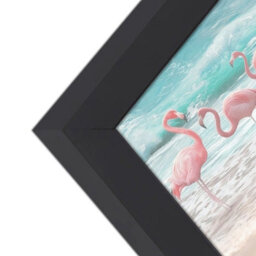 "AK Frames 10X7"" Matte Black Poster Frame - Modern Picture Frame For Wall Art, Prints And Photos - Durable And Stylish Display Frame" - thumbnail 7