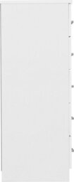 Seconique Dakota 5 Drawer Narrow Chest Of Drawers White - thumbnail 6