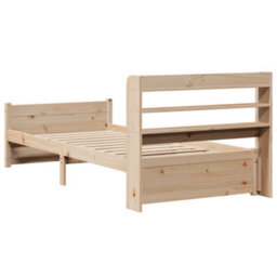 Berkfield Bed Frame With Headboard Without Mattress 90X200 Cm - thumbnail 8