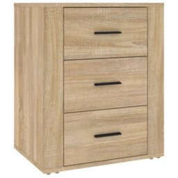 Berkfield Bedside Cabinet Sonoma Oak 50X36X60 Cm Engineered Wood - thumbnail 2