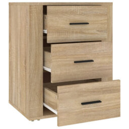 Berkfield Bedside Cabinet Sonoma Oak 50X36X60 Cm Engineered Wood - thumbnail 7