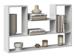 4P Bilbao Wall-Mounted Shelf White