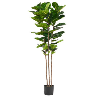 Large Fiddle Leaf Fig Tree Artificial 180Cm Premium Plant - image 1