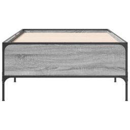 Berkfield Bed Frame Without Mattress Grey Sonoma 100X200 Cm - thumbnail 4