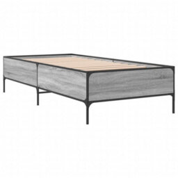 Berkfield Bed Frame Without Mattress Grey Sonoma 100X200 Cm - thumbnail 6