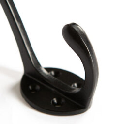 Hammer and Tongs Hammer & Tongs Hat & Coat Hook - W40mm X H105mm - Black - thumbnail 2