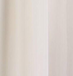 "Enhanced Living Sheer Cream Plain Woven Voile Slot Top Curtain Panel Pair (57X54"") 145X137Cm" - thumbnail 3