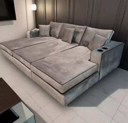 Home & Love Luxury Cinema Sofa Cupholders - Made In Uk - thumbnail 4